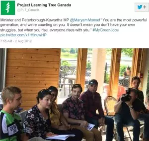 screen capture from twitter