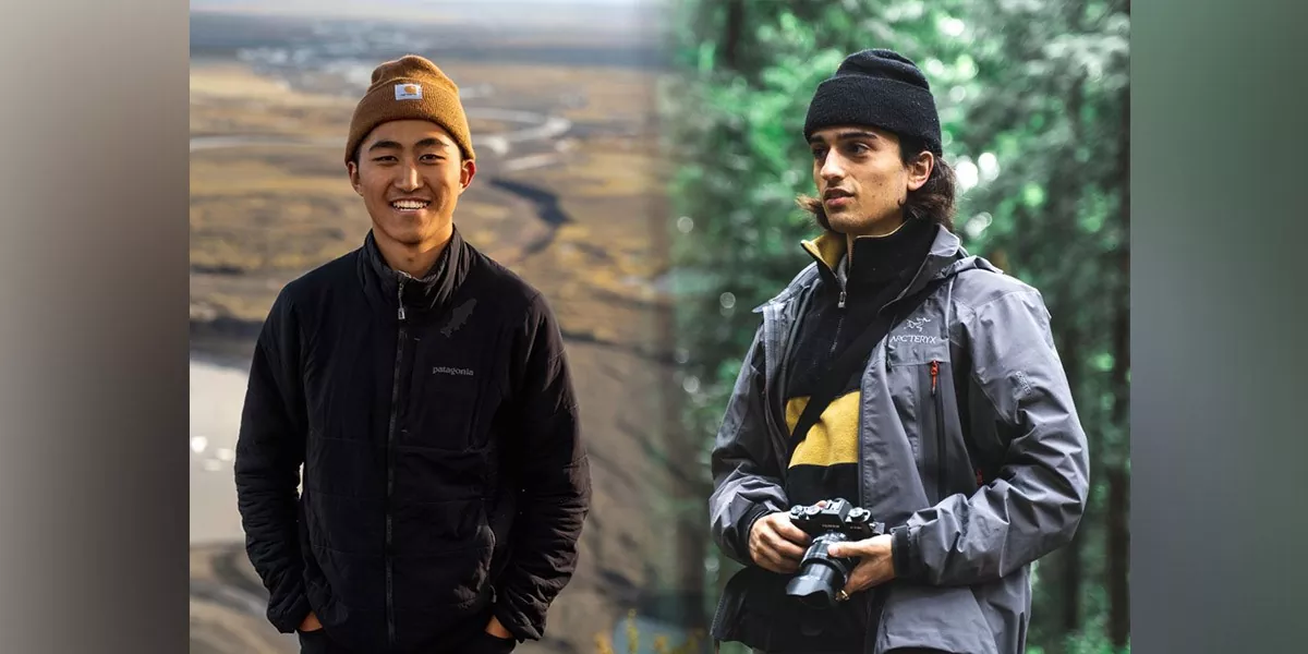 The two authors posing for a picture.