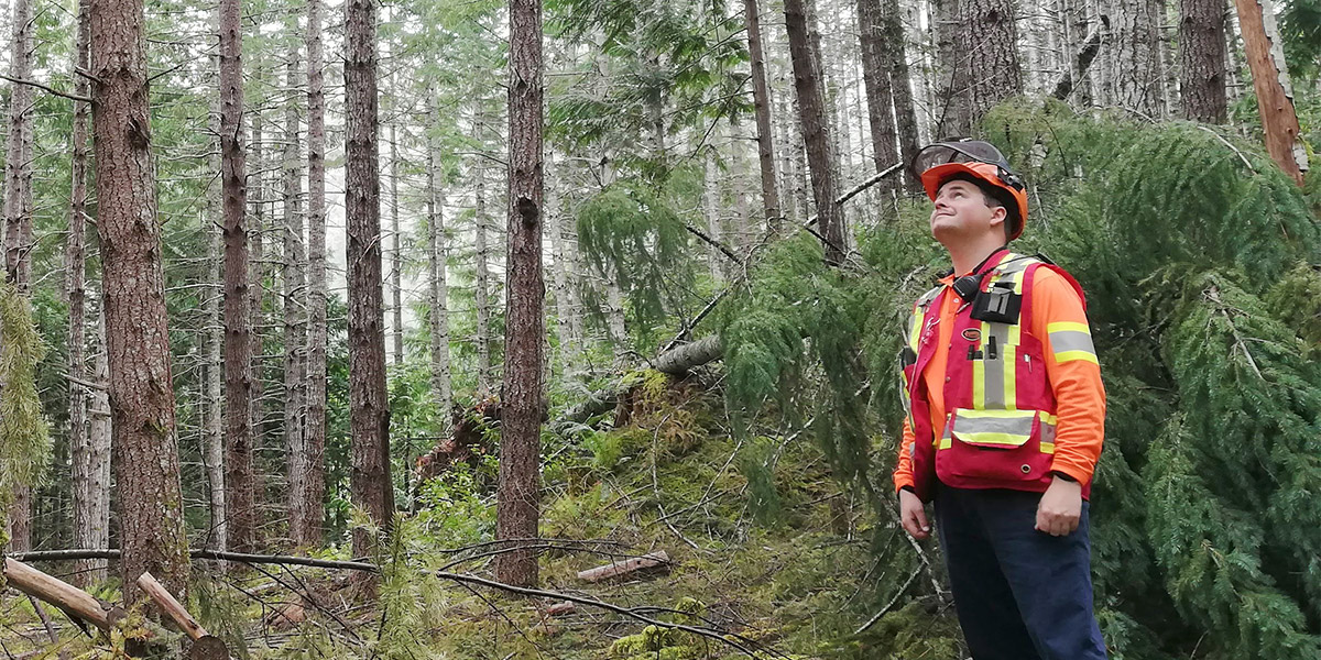 Will Vukovic, PLT Canada Green Jobs youth with Mosaic Forest Management, an SFI-certified organization
