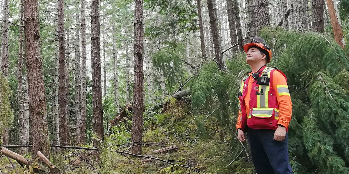 Will Vukovic, PLT Canada Green Jobs youth with Mosaic Forest Management, an SFI-certified organization
