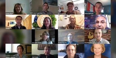 a collage of screenshots of presenters