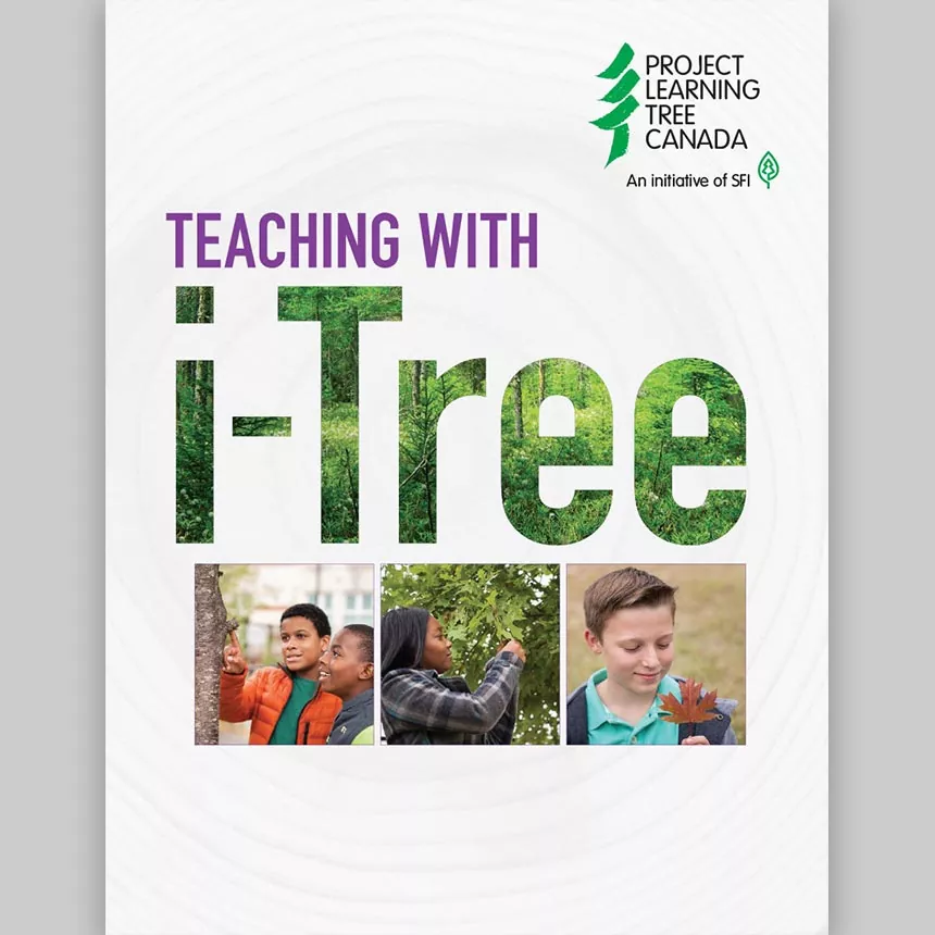 featured image - teaching with itree teaching with i-tree cover