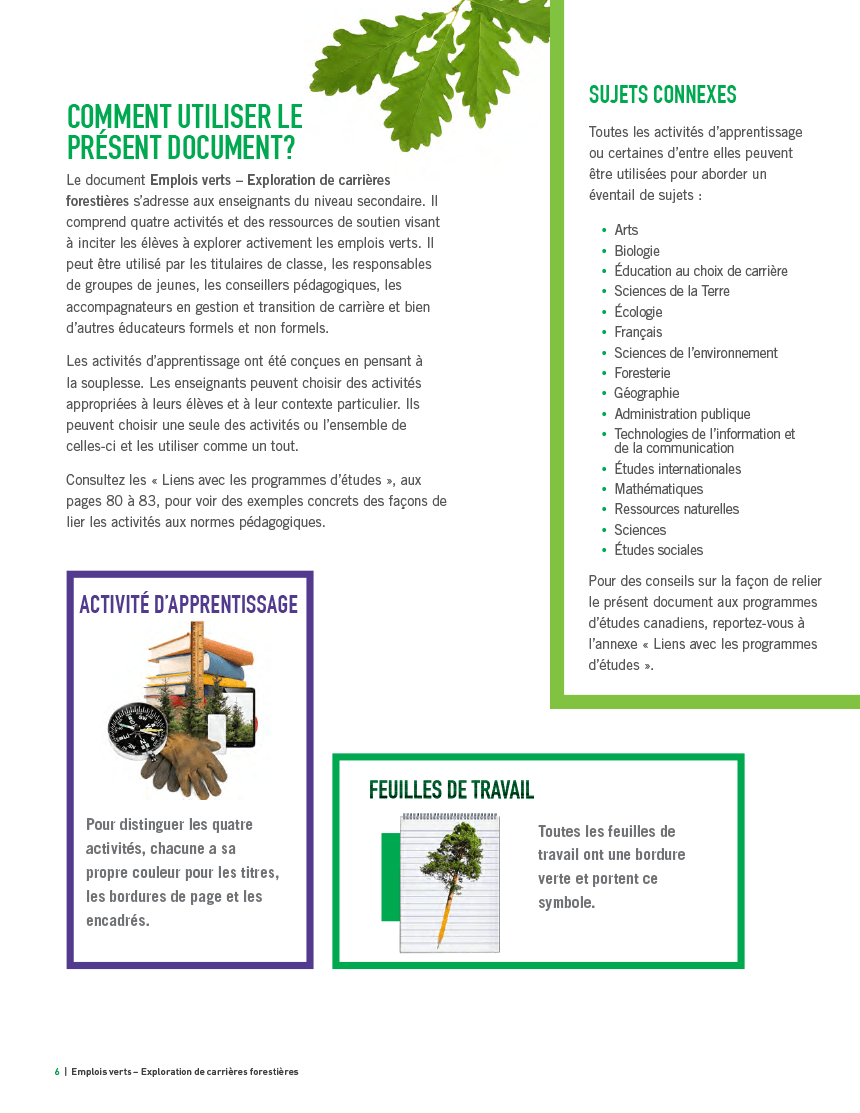 Emplois verts - page 6