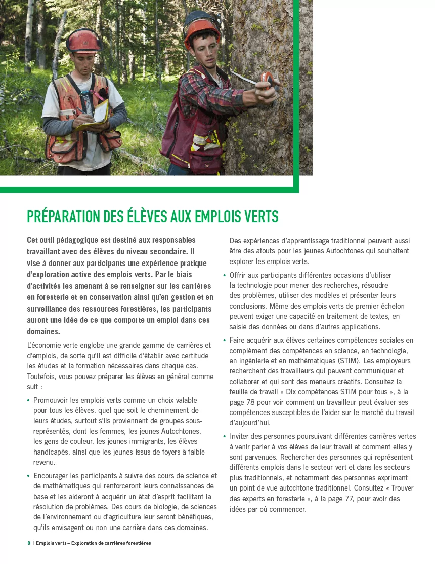 Emplois verts - page 8