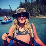 Brittany McCoy kayaking