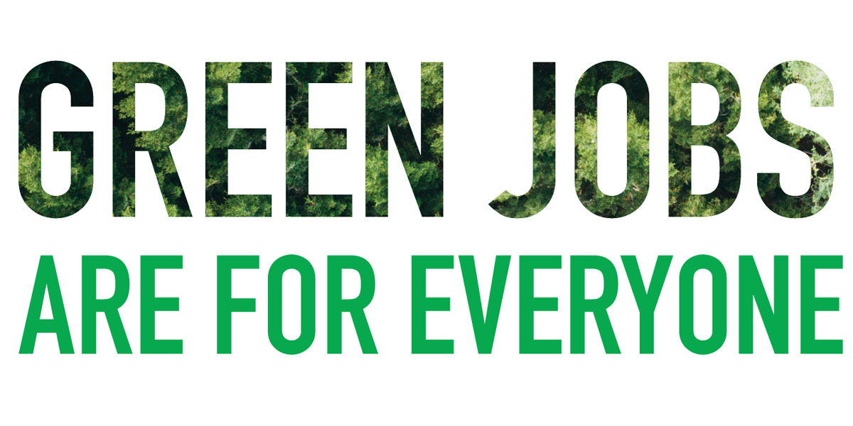 Green Jobs are for everyone logo
