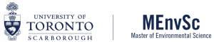 The University of Toronto’s Master of Environmental Science logo