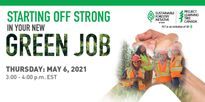 Starting off strong in your new green job graphic