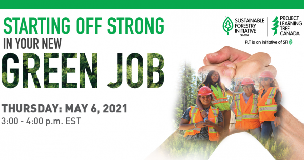 Starting off strong in your new green job graphic
