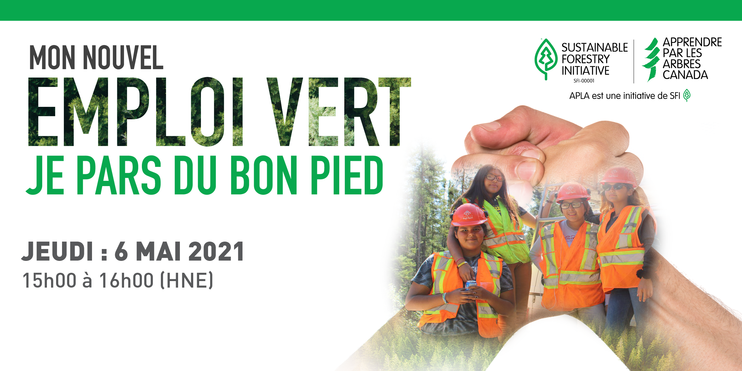 Mon nouvel emploi vert: je pars du bon pied