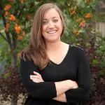 Stephanie smiling at the camera