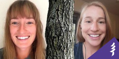 Mentee Terron James and Mentor Pascale Ouellette