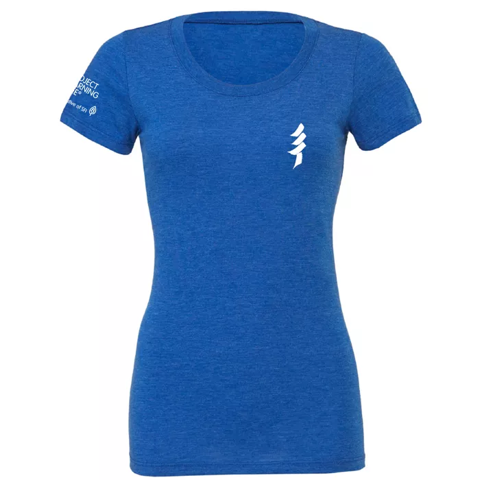 bella t-shirt Ladies Front - EN2 blue ladies tshirt
