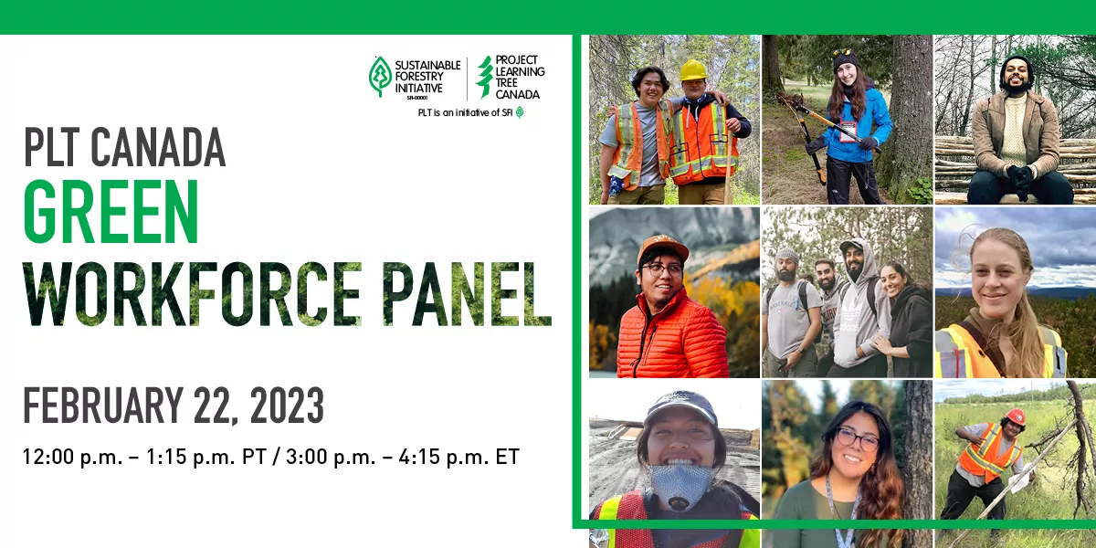 PLT Canada's Green Workforce Panel collage