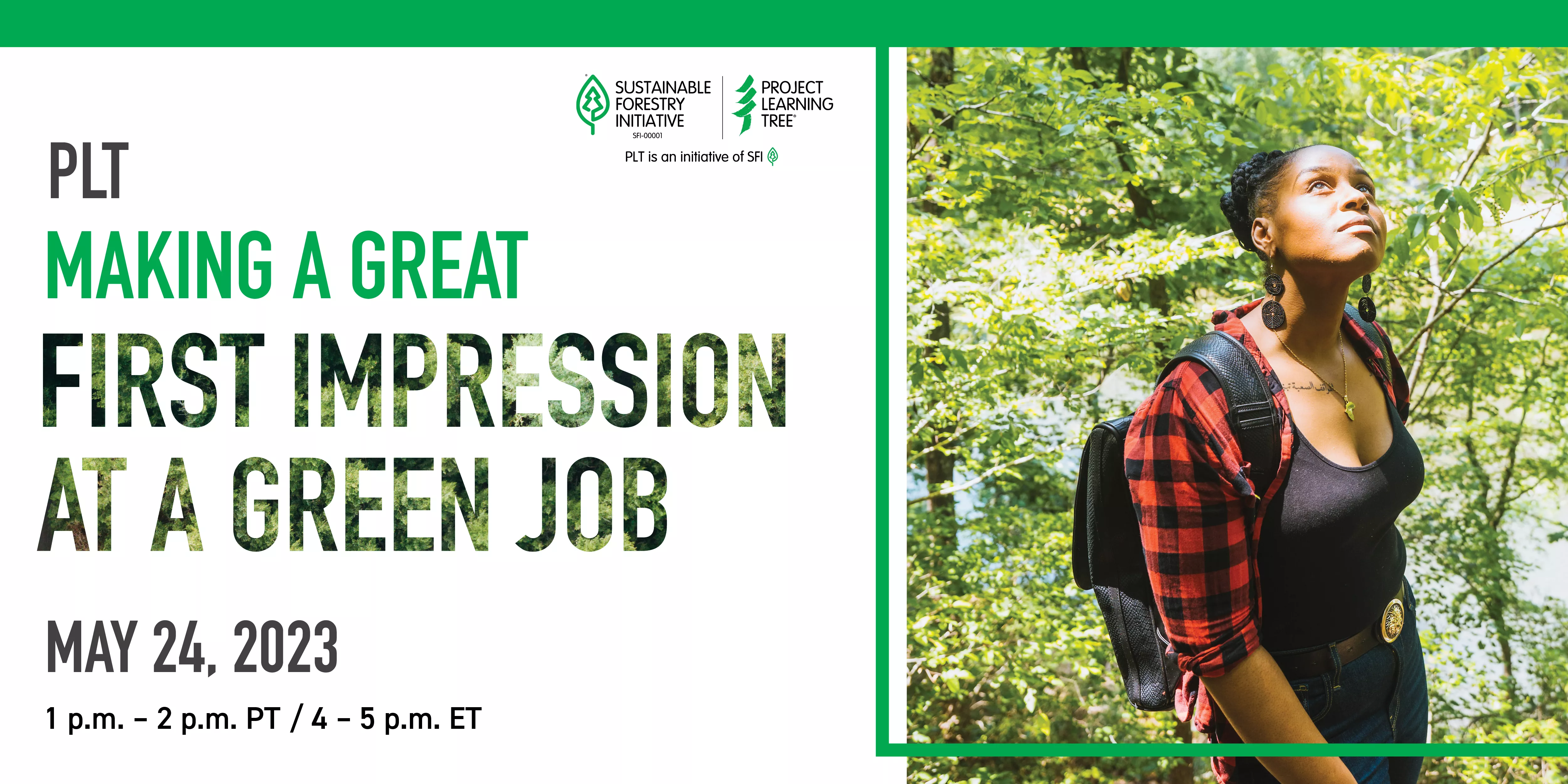 Making a great first impression at a green job