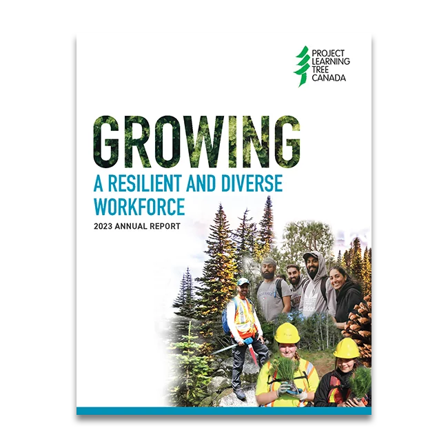 Cover page of the 2023 PLT Canada annual report