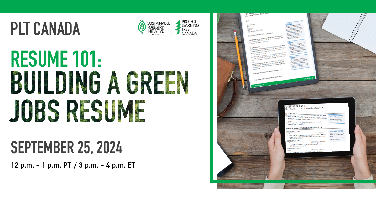 Building a green jobs resume event