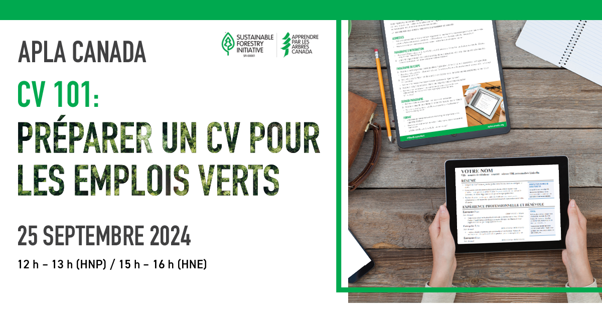 Préparer un CV pour les emplois verts