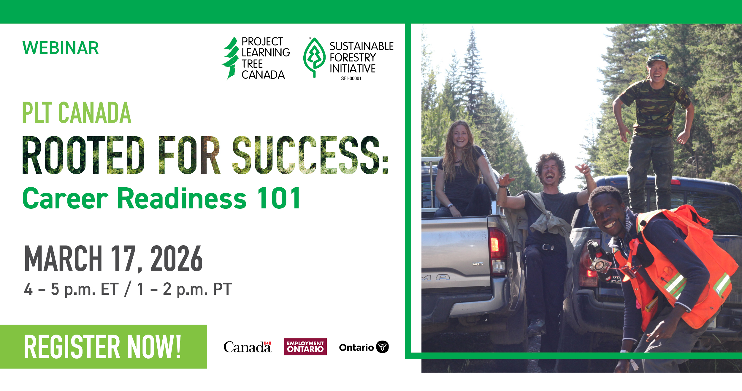 rooted for success, plt canada career readiness webinar