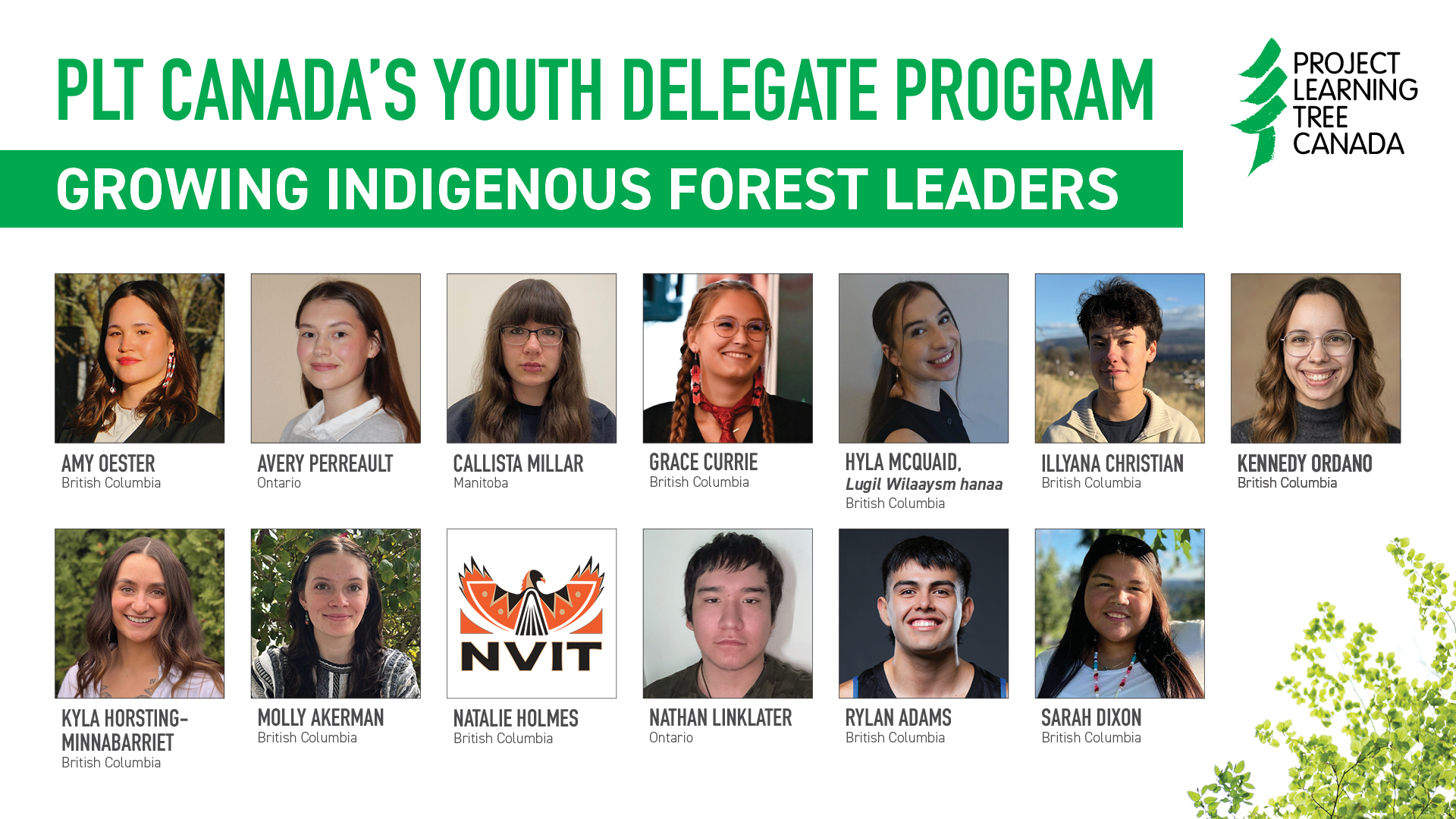 PLT Canada's Youth Delegate Program